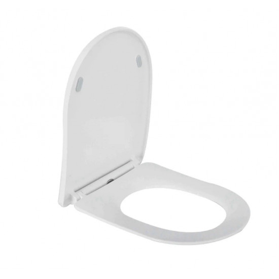 Slim WC-Sitz softclose glänzend weiß