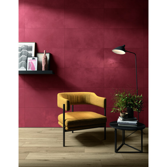 Bodenfliese Key Weinrot 120×120 cm