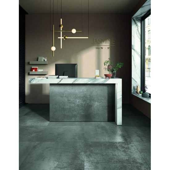 Bodenfliese Lora Dunkelgrau 60×120 cm