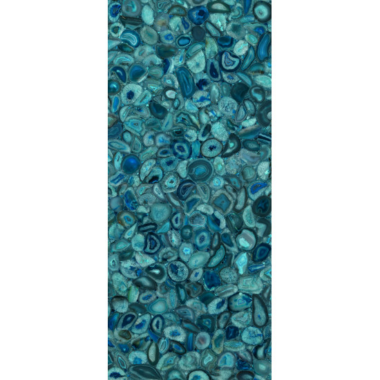 Bodenfliese Wonder Blue Poliert 80×160 cm