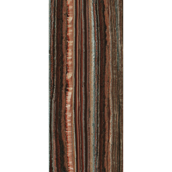 Bodenfliese Wonder Dunkelbraun Poliert 120×278 cm
