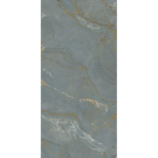 Bodenfliese Magma Blau Poliert 120×260 cm