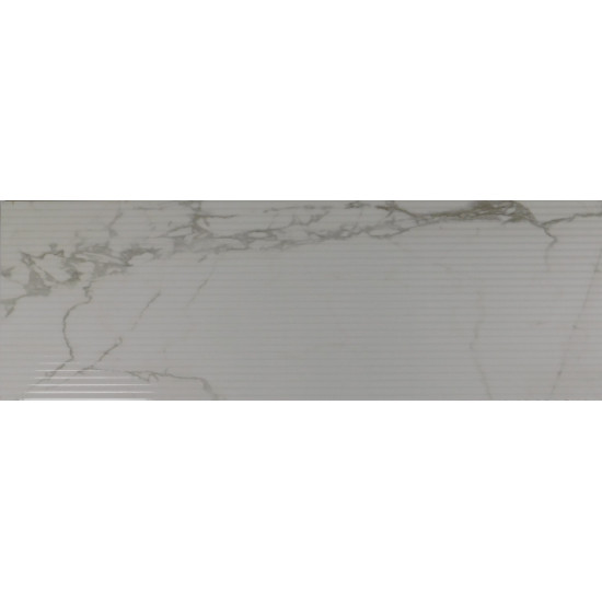 Wandfliese Crotone Marmor Dekor Glänzend 33×100 cm