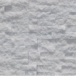 Wandverblender Quarzit Weiß 15×60 cm