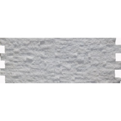 Wandverblender Quarzit Weiß 15×60 cm